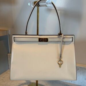 Tory Burch Cream Satchel Bag